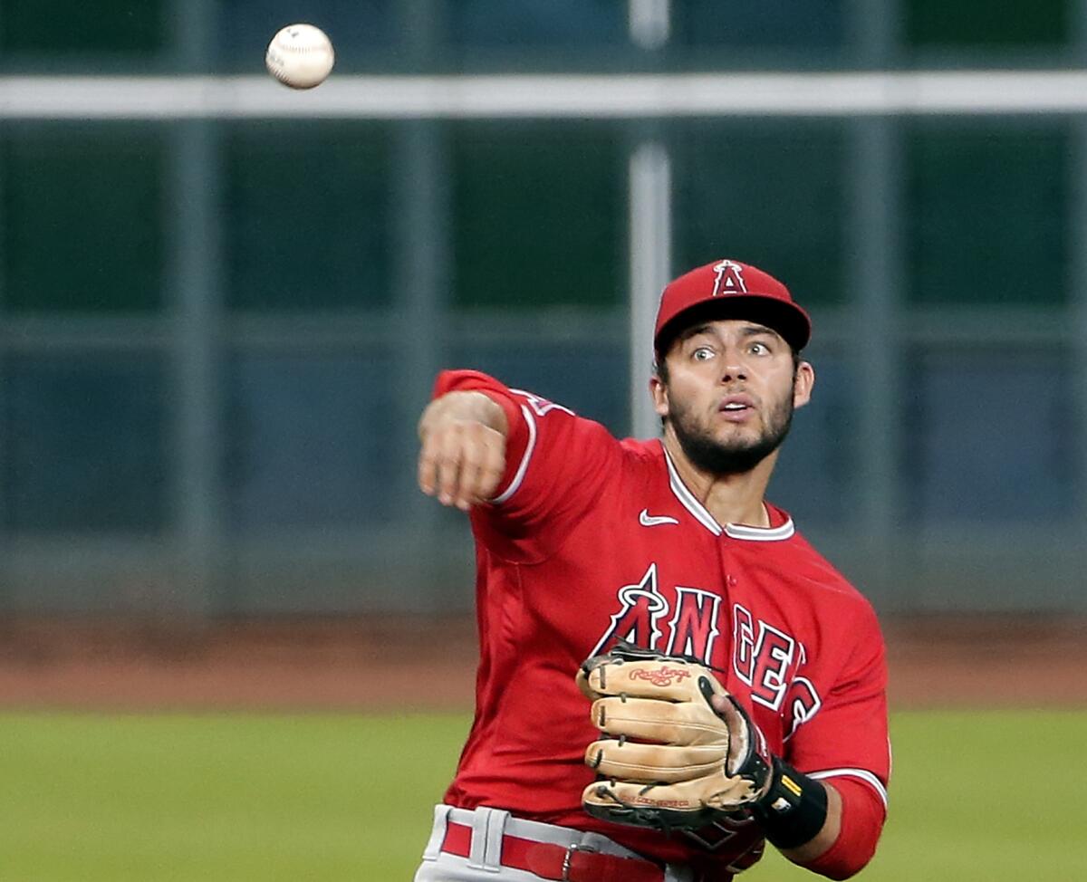 David Fletcher throws a ball.