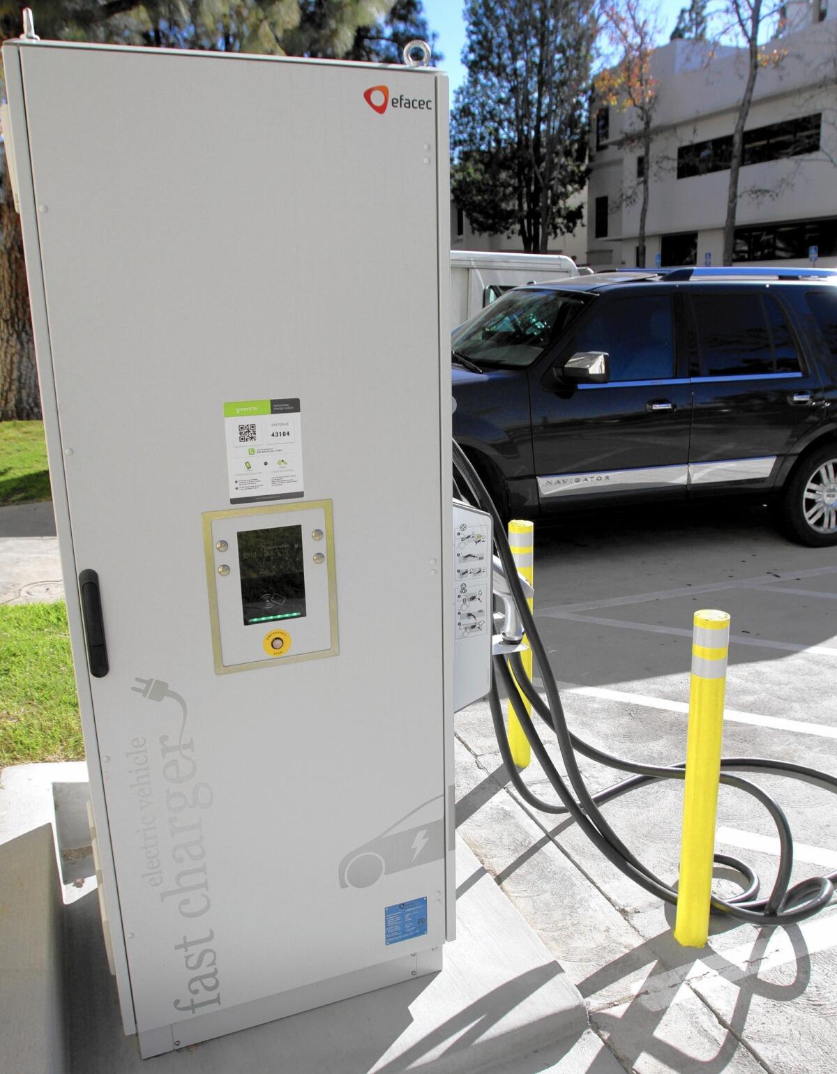 High-speed charging station installed behind Glendale City Hall