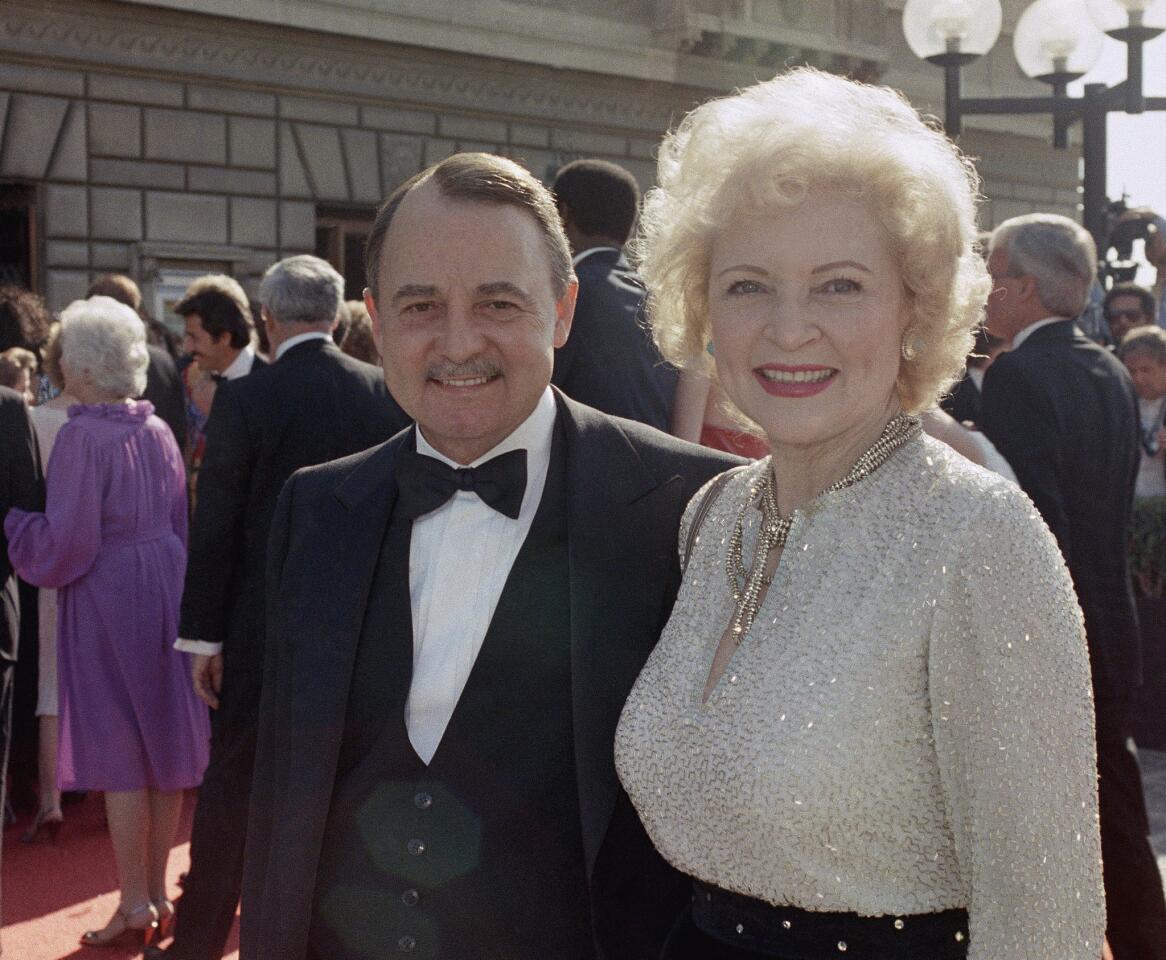 John Hillerman, shown in 1985 with Betty White, died Nov. 9, 2017, at age 84. He was known for the 1980s TV series "Magnum, P.I." Read more.