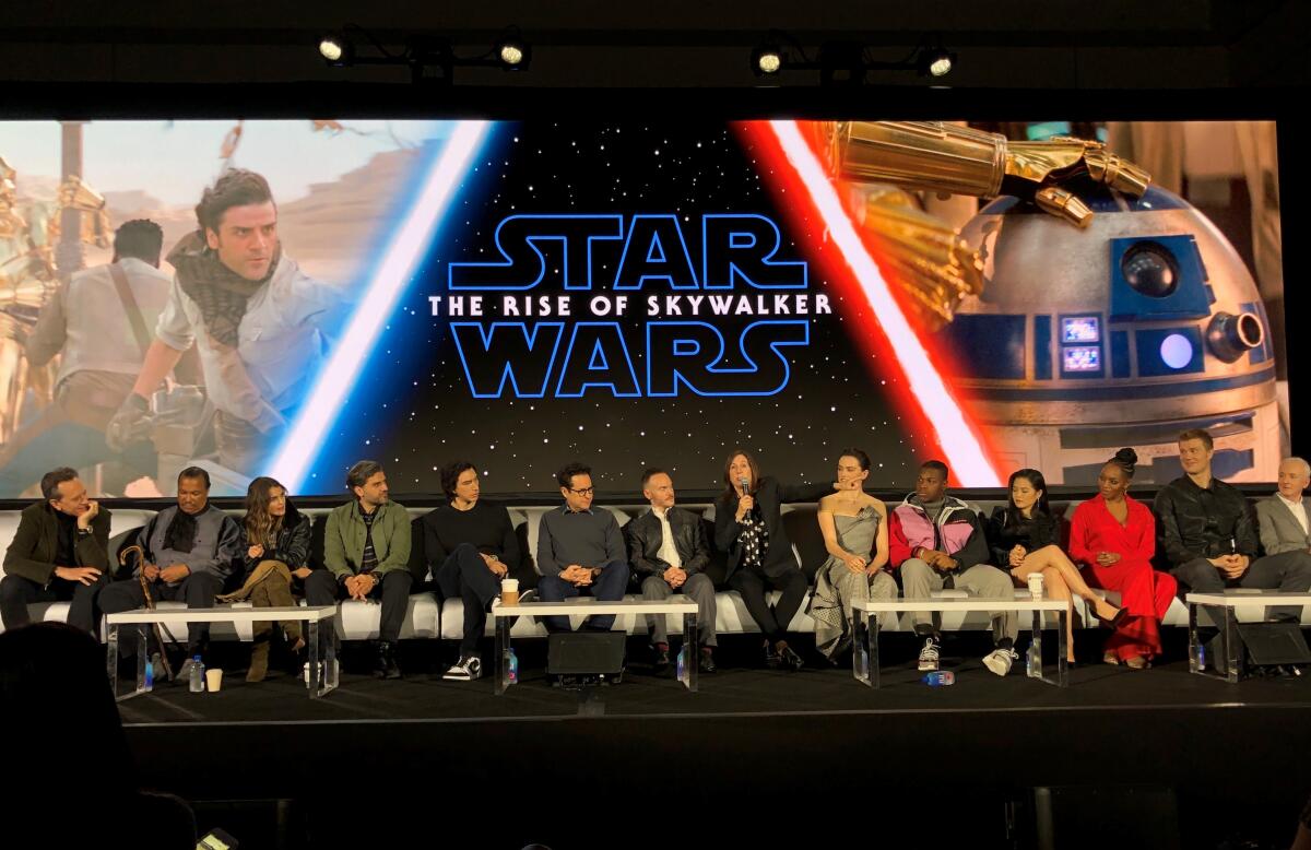Estas son las personalidades vinculadas a la cinta "Star Wars: The Rise of Skywalker" que asistieron al evento en L.A.