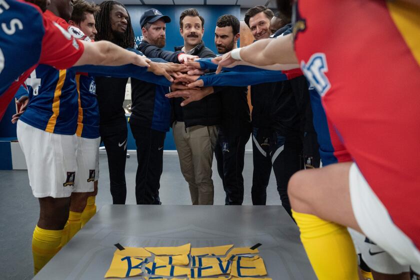 Ted Lasso teammates reunite for football match and send fans wild with selfie