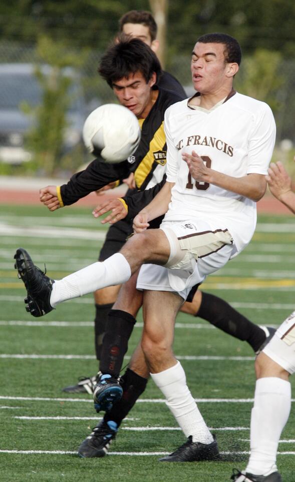 CIF St. Francis v. Ventura boys soccer second round