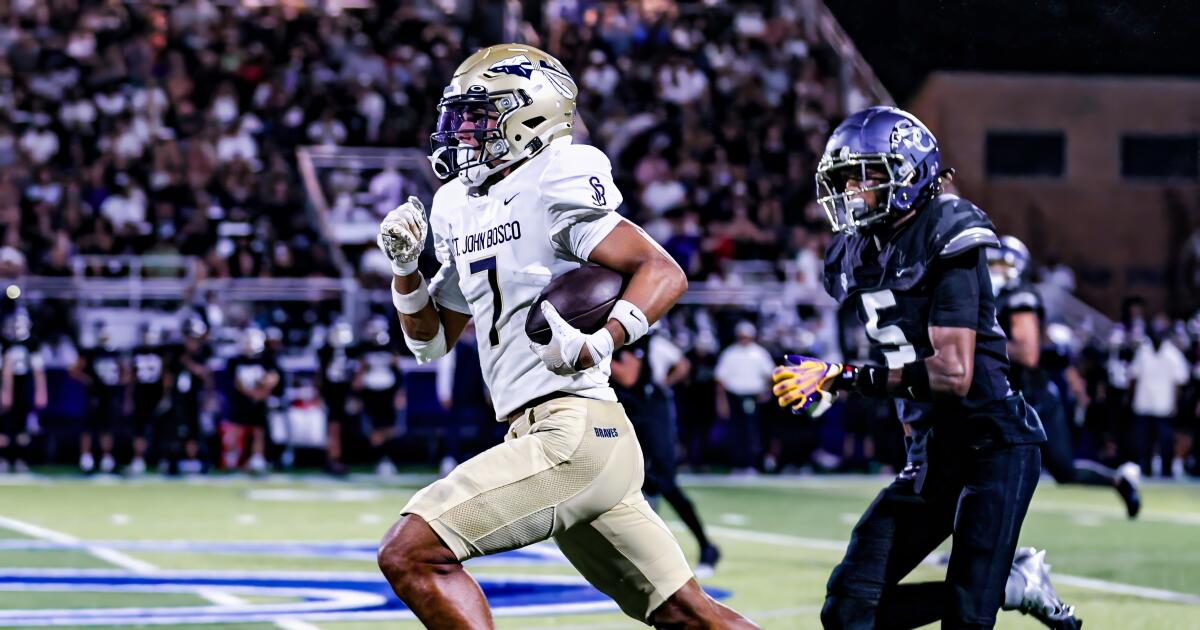 Prep talk: St. John Bosco receiving group is second to none