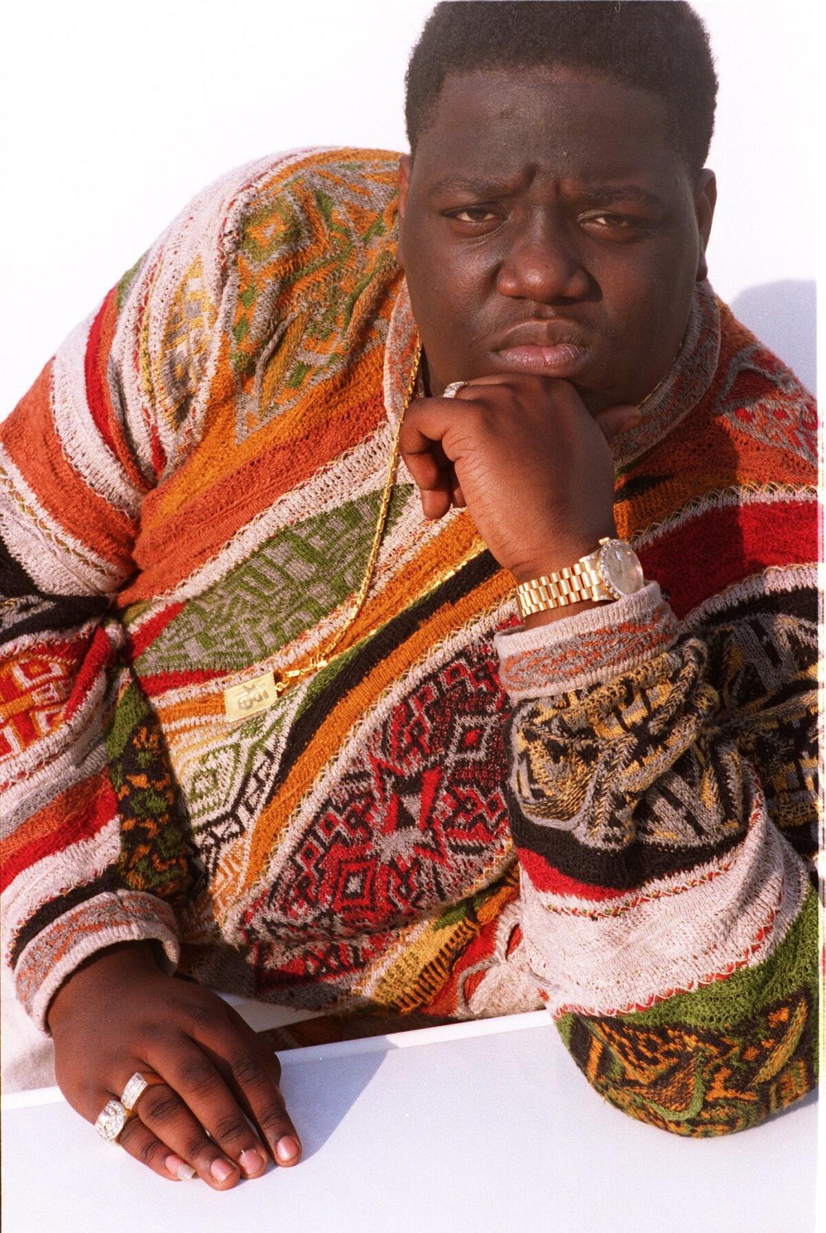 Notorious B.I.G, a rapper from Brooklyn, NY.