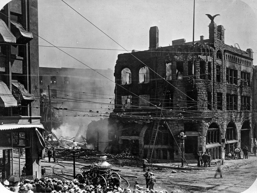 From The Archives Aftermath Of The 1910 Los Angeles Times Bombing