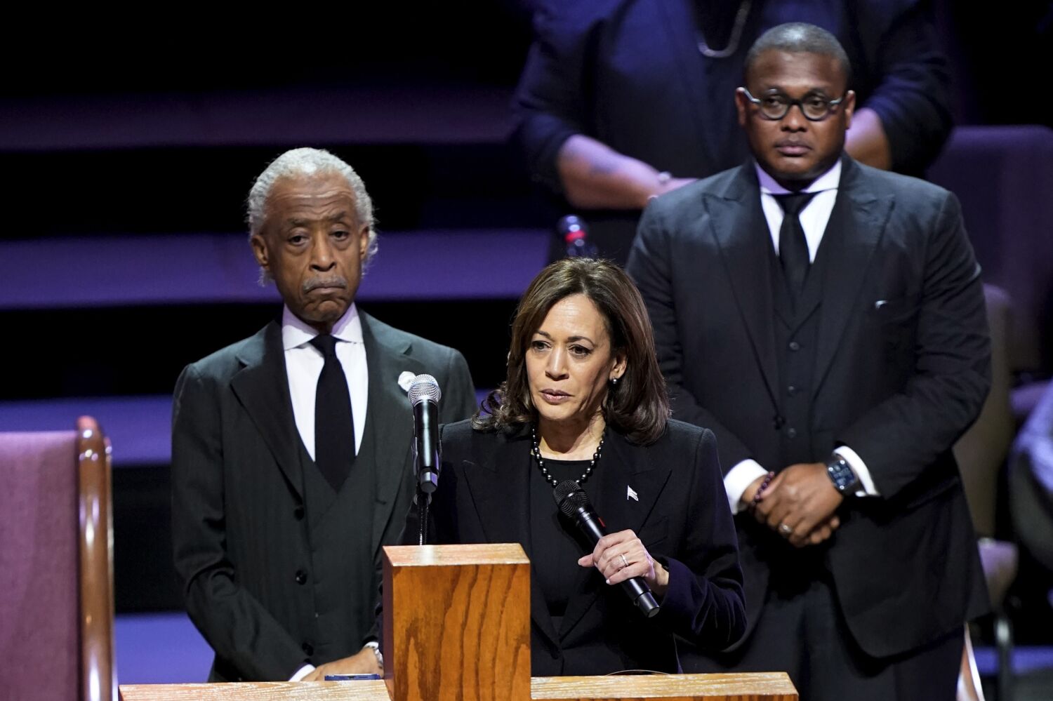Tire Nichols'un cenazesinde Kamala Harris, polis reformu çağrısında bulundu
