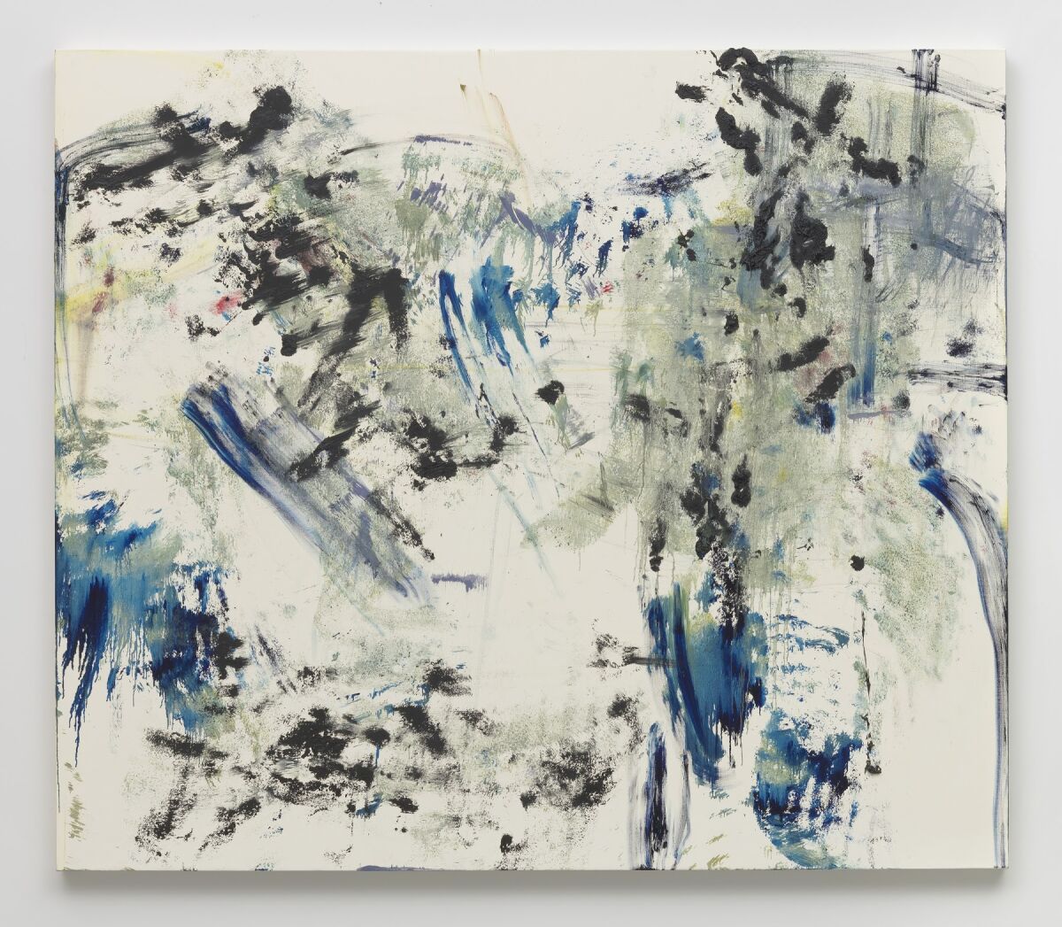 "Like Air I'll Rise" by Louise Fishman, 2018. Oil on linen, 74 inches by 86 inches.