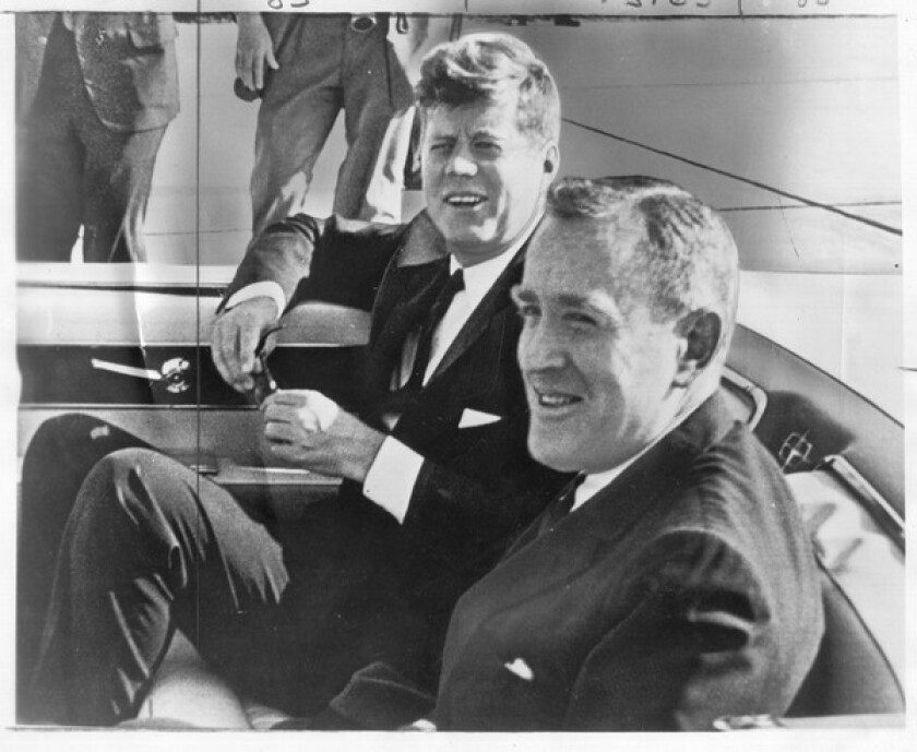 Paul Fay spends Easter 1963 with President Kennedy in Palm Beach, Fla. Fay wrote about their close friendship in a 1966 book "The Pleasure of His Company," which gave new details about Kennedy's life.