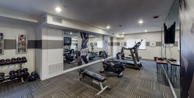 The gym.