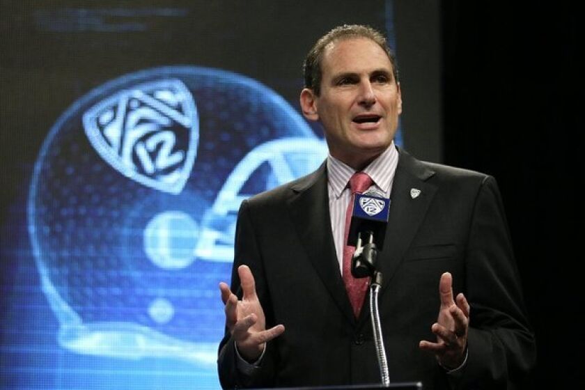 Pac-12 Commissioner Larry Scott says a deal with DirecTV is unlikely.