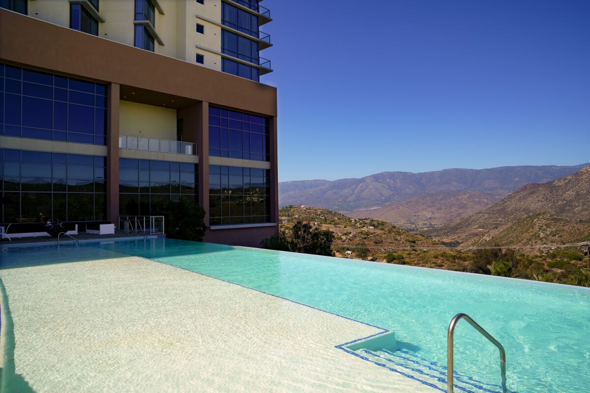 Valley View Casino & Hotel has the only casino infinity pool in San Diego.