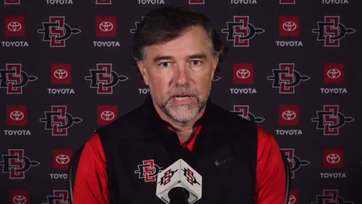 John David Wicker, San Diego State's director of athletics, is hopeful SDSU's fall sports can be played in the spring.