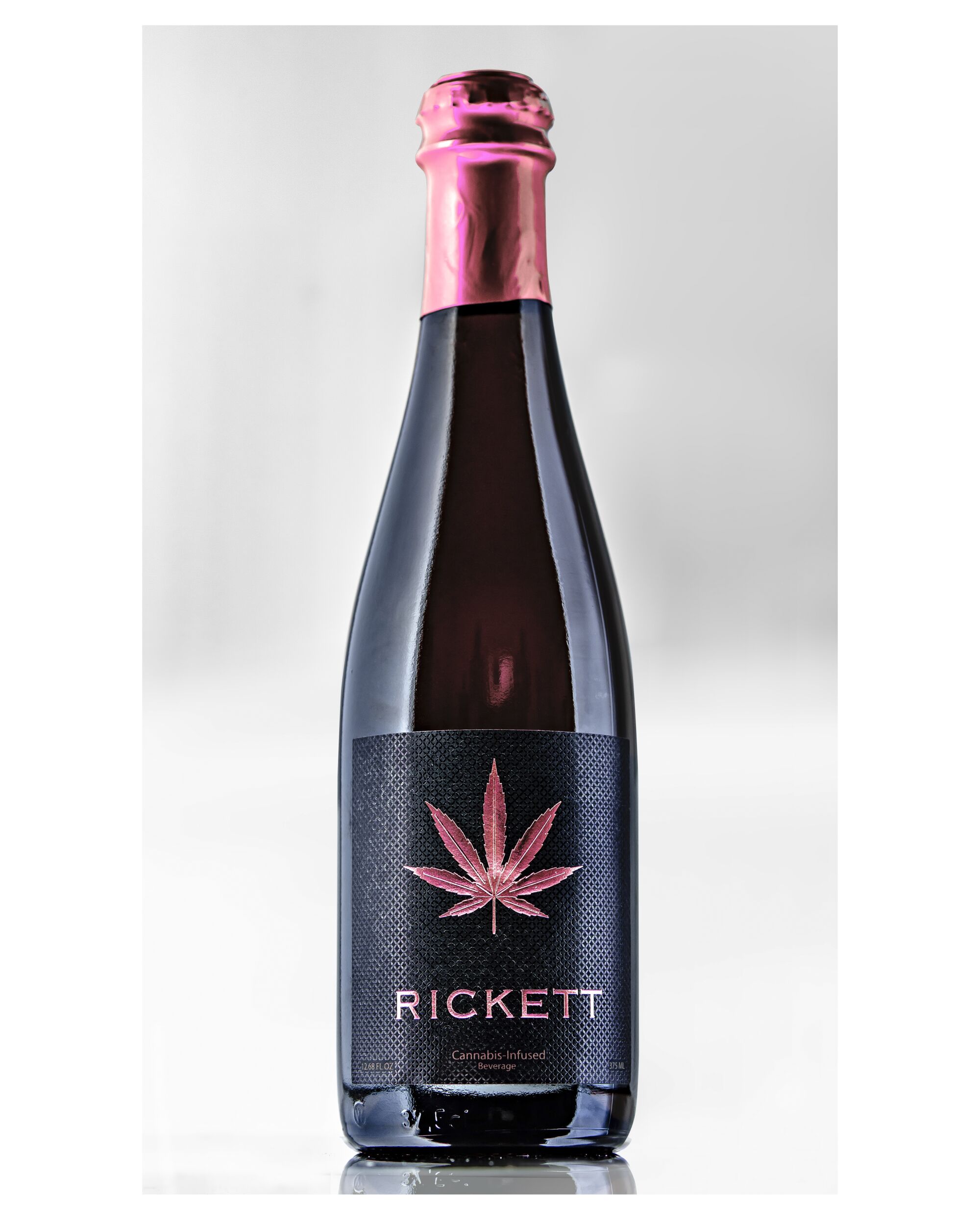 375-ml bottle of Rickett Brewing's Jolie Fleur Pink (9 milligrams of THC per bottle)