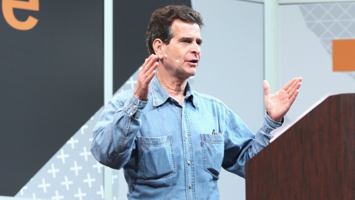 Entrepreneur and inventor Dean Kamen, pictured speaking during SXSW in 2014, is the subject of the new documentary "SlingShot."