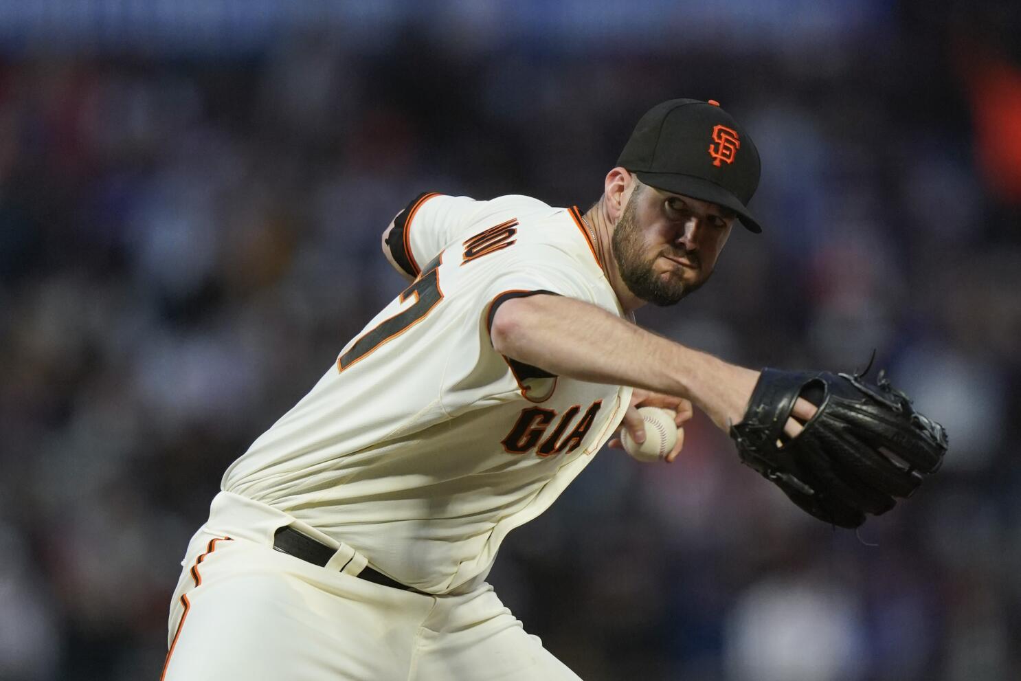 Wood takes no-hitter into 7th, Giants beat Cubs to stop skid