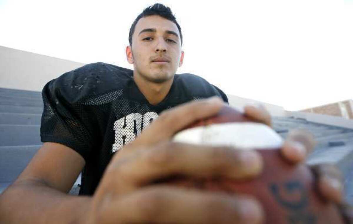 Hoover High fullback Jesse Pina has returned to a large role with the Tornadoes football team in his senior season.