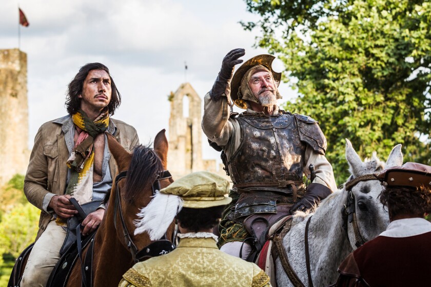 Review Terry Gilliam S The Man Who Killed Don Quixote At Long Last Loses Its Way Los Angeles Times