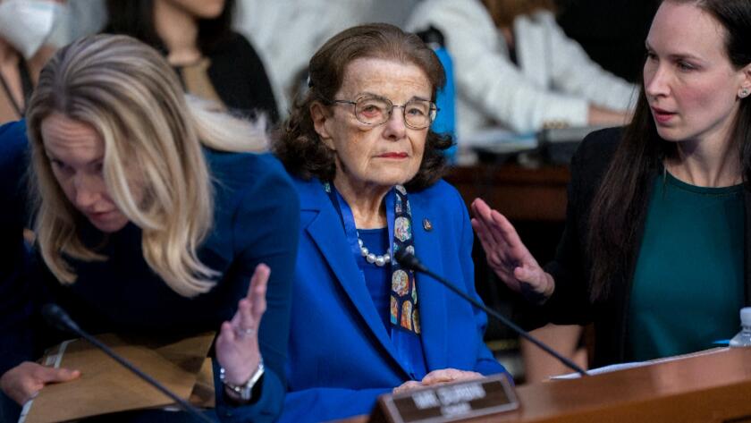 What happens to Feinstein's seat on the Judiciary committee? - Los