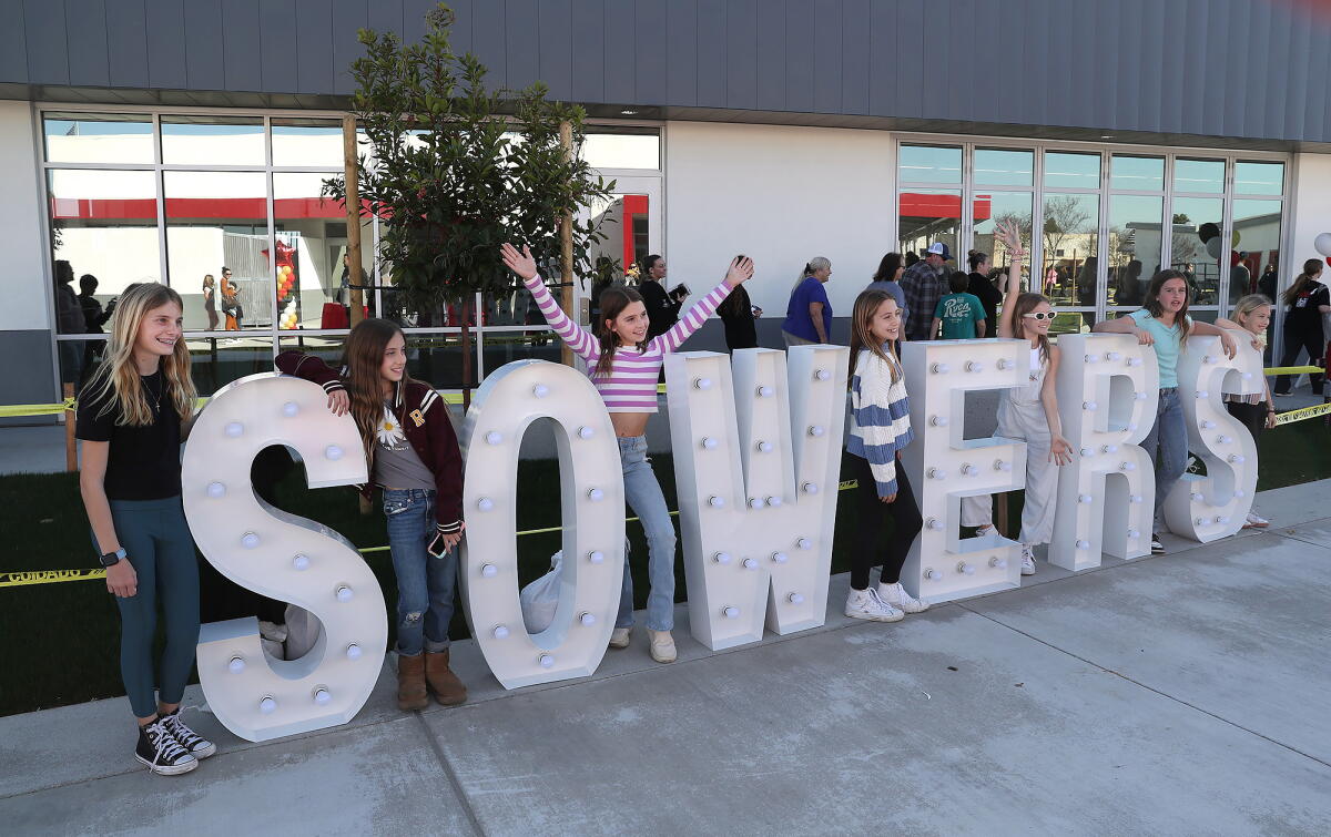 Sowers Middle School celebrates completion of phase one of