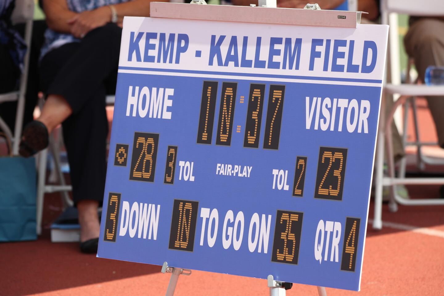 Photo Gallery: Forkmer coaches Kemp, Kallem honored at Burbank High
