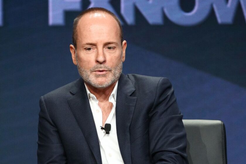 BEVERLY HILLS, CA - AUGUST 03: Chief Executive Officer of FX Network and FX Productions John Landgraf speaks onstage at the Executive Session during the FX Network portion of the Summer 2018 TCA Press Tour at The Beverly Hilton Hotel on August 3, 2018 in Beverly Hills, California. (Photo by Frederick M. Brown/Getty Images) ** OUTS - ELSENT, FPG, CM - OUTS * NM, PH, VA if sourced by CT, LA or MoD **