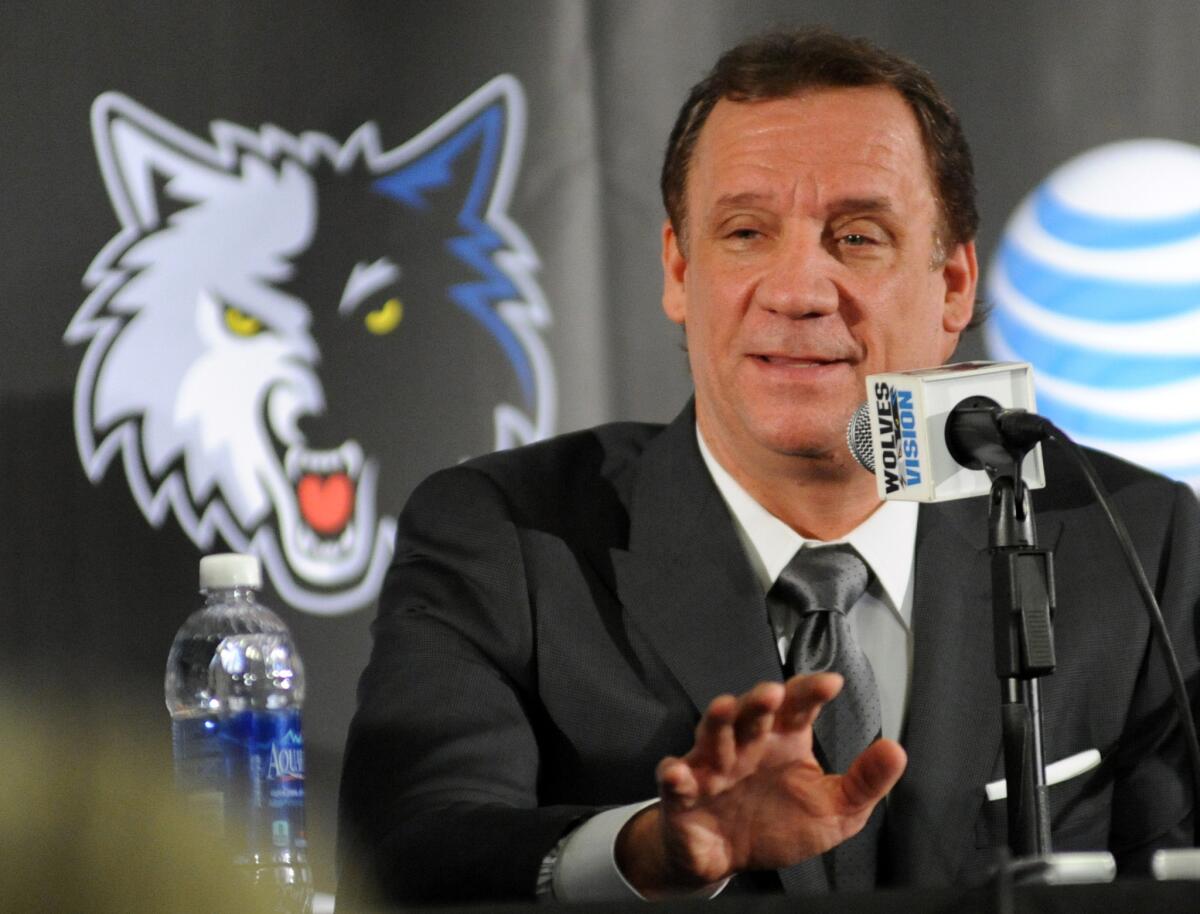 Flip Saunders will take over as coach of the Minnesota Timberwolves.