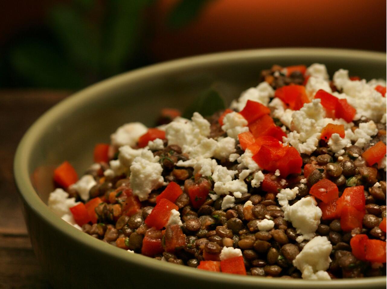 Make Deborah Madison's lentil salad a day ahead; the flavors improve overnight.