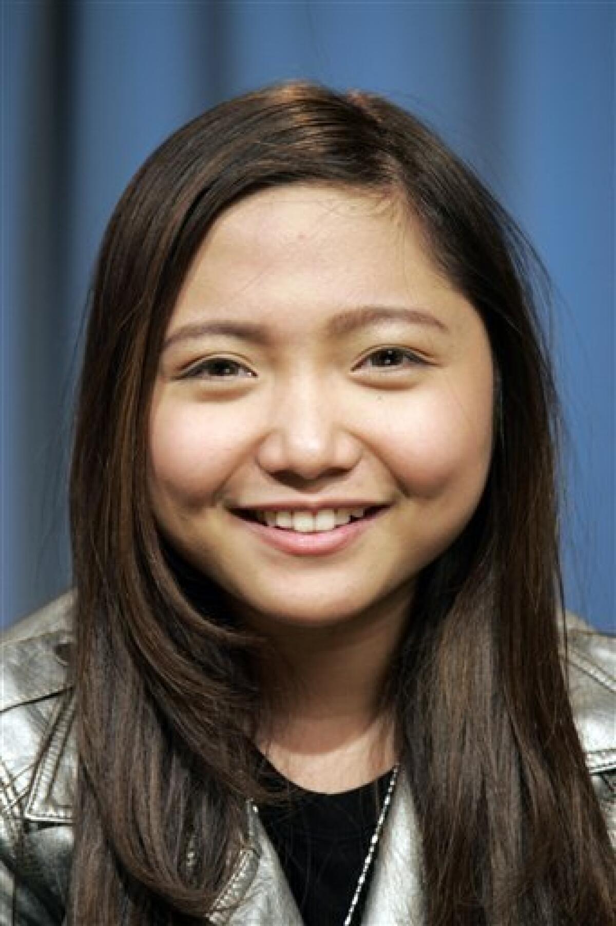 Recording artist Charice Pempengco poses for a portrait in New York, Thursday, April 15, 2010. Charice has had noninvasive cosmetic procedures in preparation for her debut in the second season of the hit TV show "Glee." (AP Photo/Jeff Christensen)