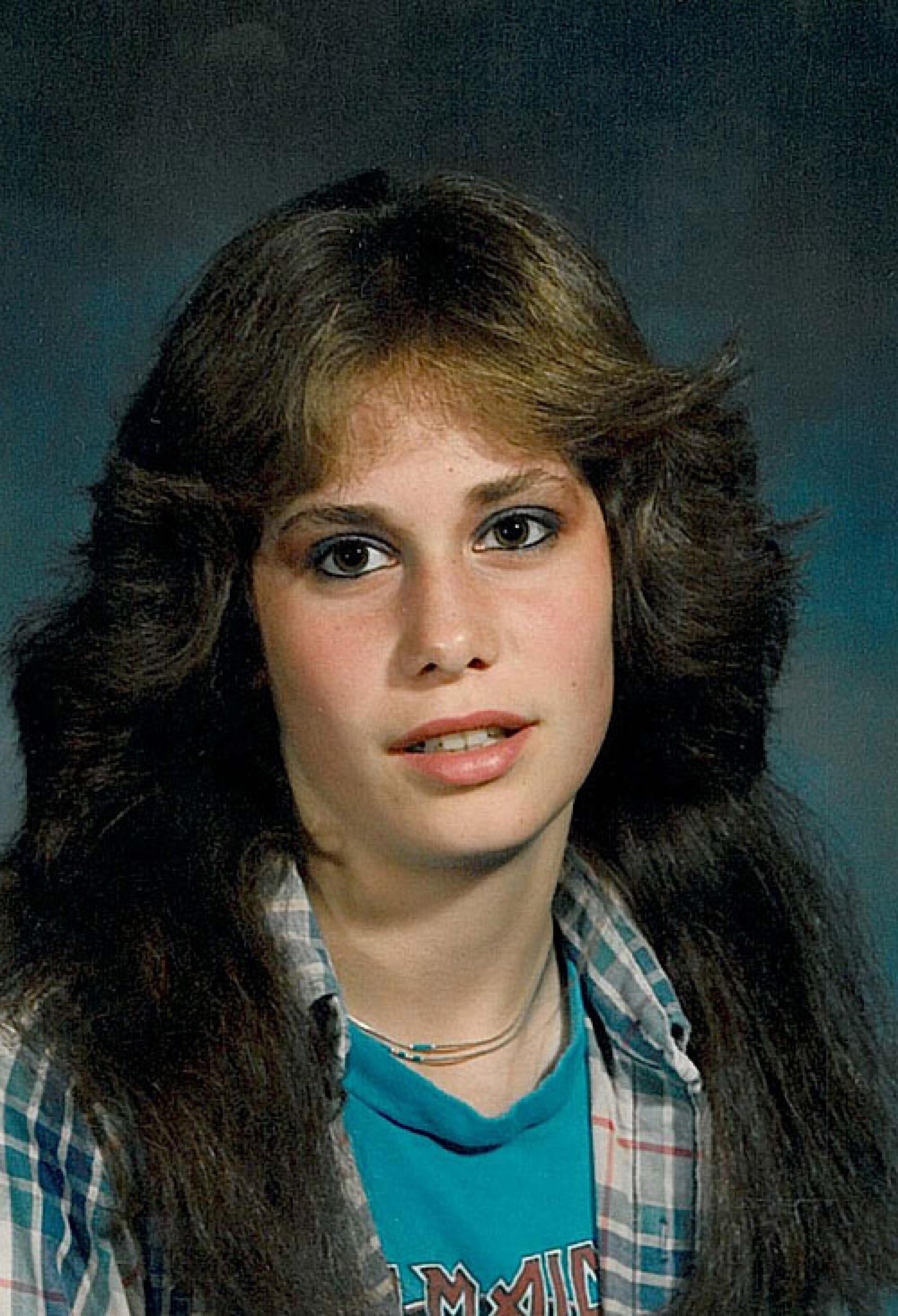 Claire Hough, 14, whose body was found at Torrey Pines State Beach in 1984.