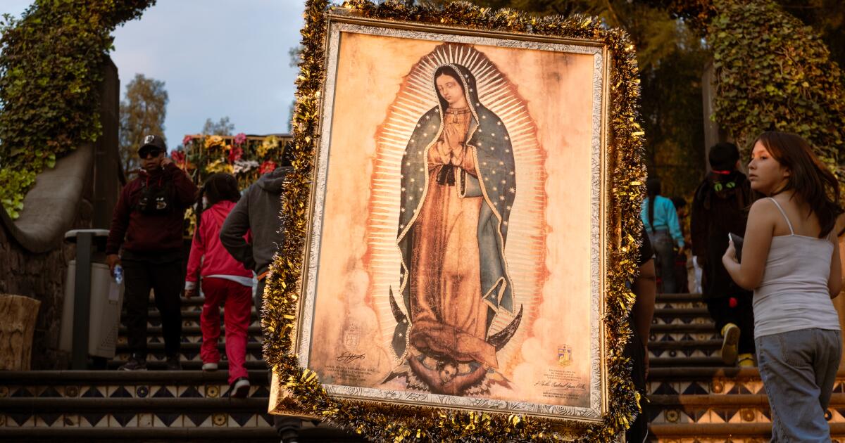 Pelgrims komen samen om de Maagd van Guadalupe, de ‘moeder van Mexico’, te vieren