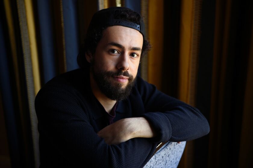 Ramy Youssef, star of the upcoming Hulu series "Ramy," poses for a portrait during the 2019 Winter Television Critics Association Press Tour, Monday, Feb. 11, 2019, in Pasadena, Calif. (Photo by Chris Pizzello/Invision/AP)