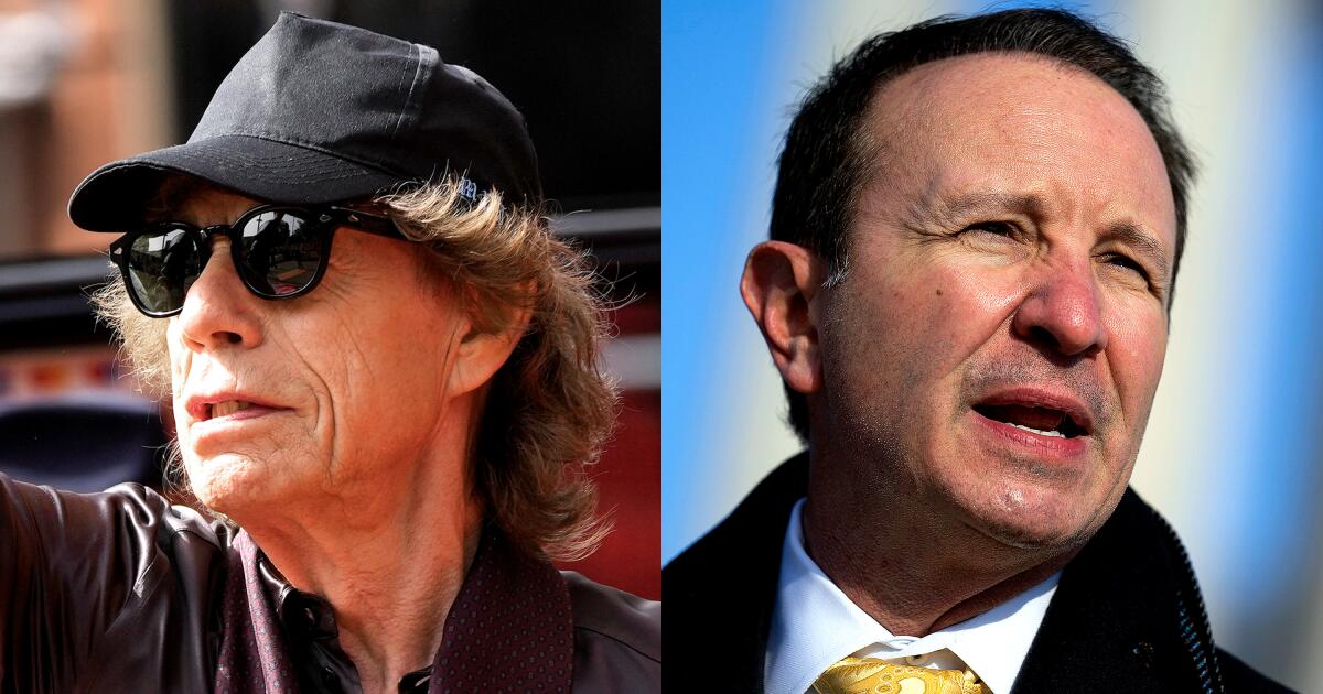 Mick Jagger seems off at New Orleans Jazz Fest, beginning a feud with Gov. Jeff Landry