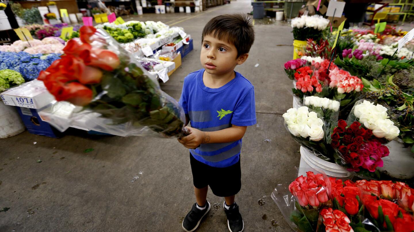 The Southern California Flower Market in downtown L.A.