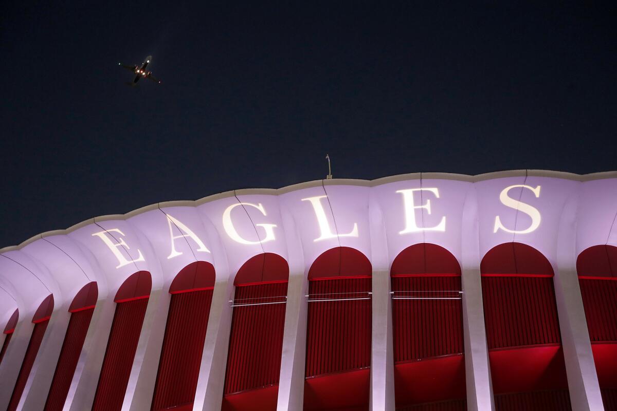 Exterior of the Forum in Inglewood