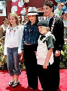 Lisa Marie Presley and family