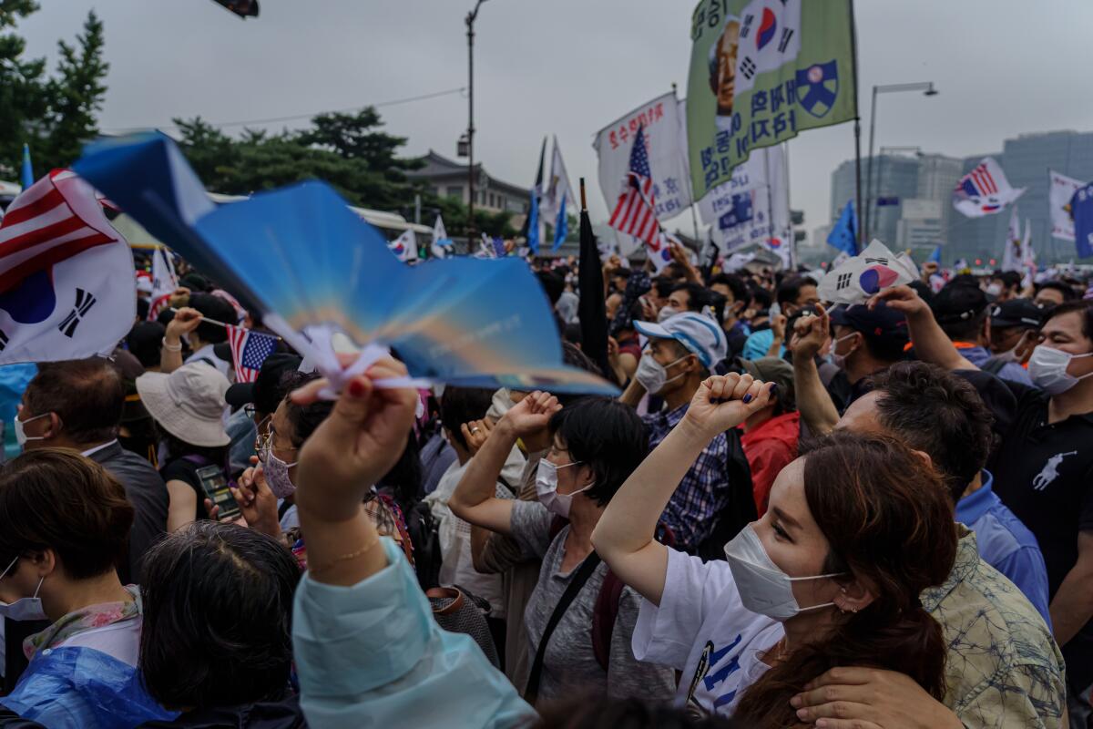 Anti-government protest in Seoul
