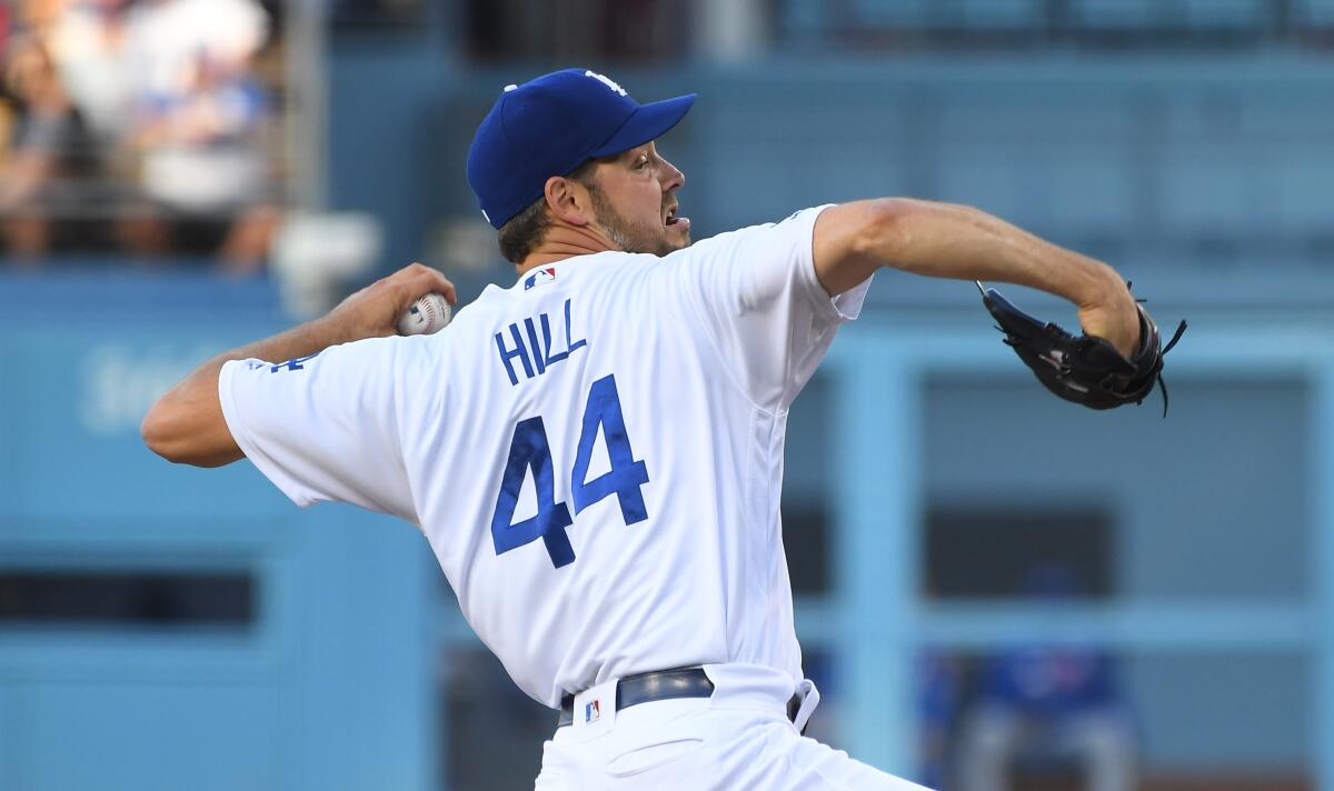 Dodgers pitcher Rich Hill says he plans to pitch against the San Diego Padres on Sept. 24.