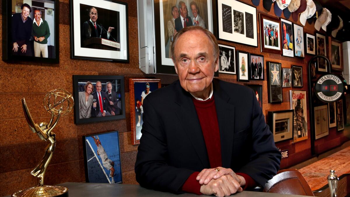 Dick Enberg was part of a legendary lineup of broadcasters in Southern California during the 1970s.