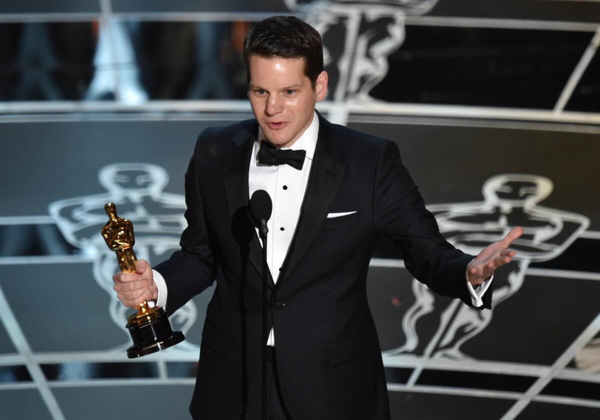 In his acceptance speech for "The Imitation Game" screenplay, Graham Moore said to those who feel like outsiders to "stay weird, stay different."
