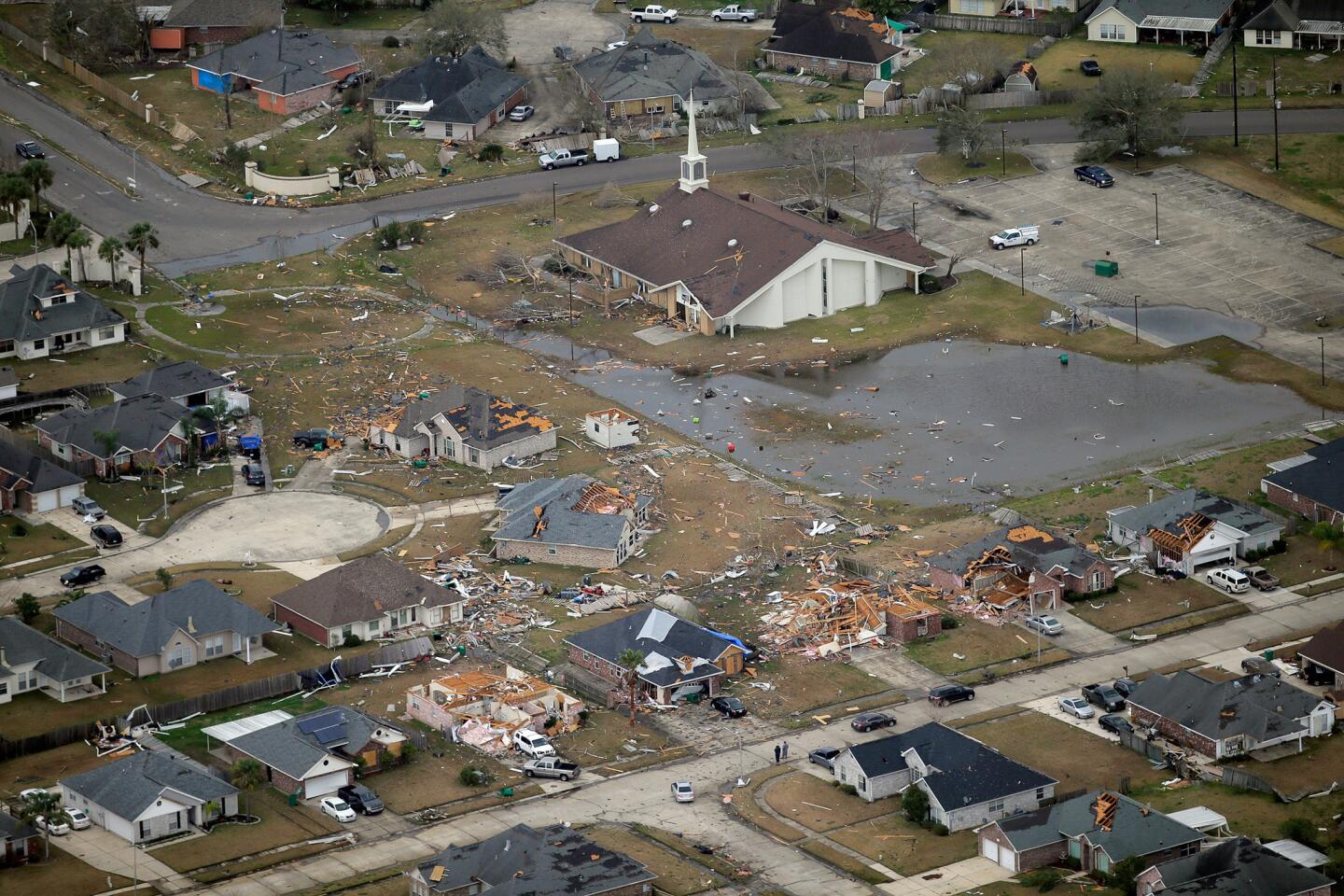 Tornadoes strike Gulf Coast states