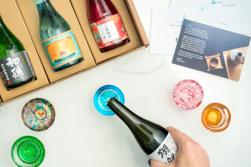 The new Tippsy subscription box delivers three 10-ounce bottles of sake along with tasting notes and suggested food pairings.