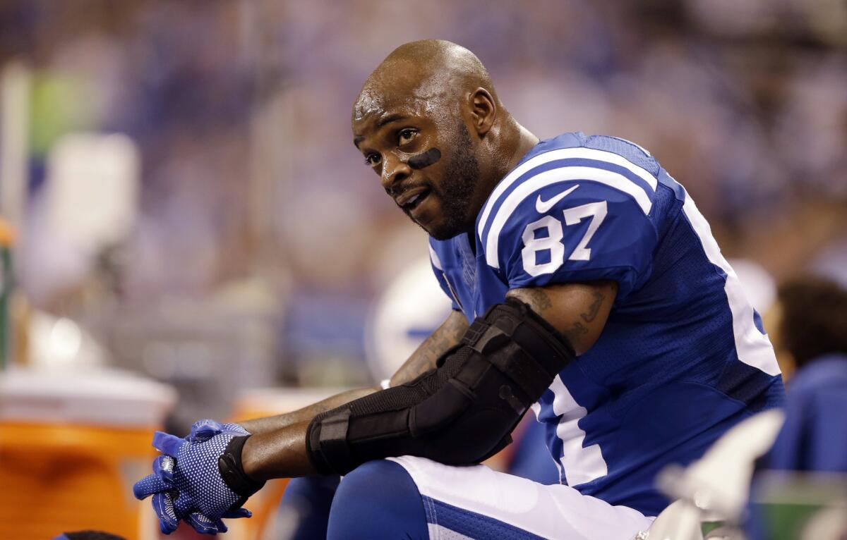 Wide receiver Reggie Wayne spent 14 seasons with the Colts after being selected with the 30th pick in the 2001 draft.