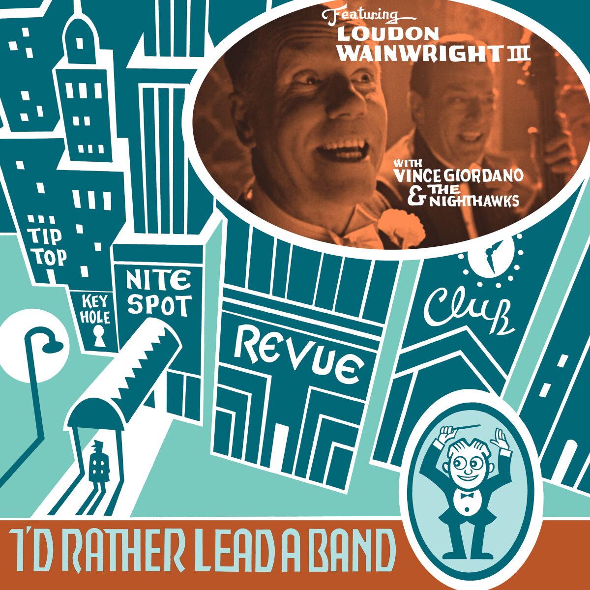 This cover image released by Thirty Tigers shows "I’d Rather Lead A Band" by Loudon Wainwright III. (Thirty Tigers via AP)
