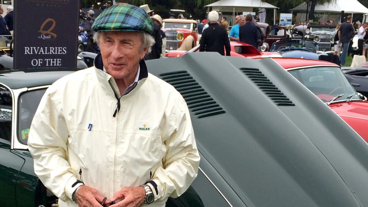 Sir Jackie Stewart has spent much of his post-racing career as a corporate spokesman.