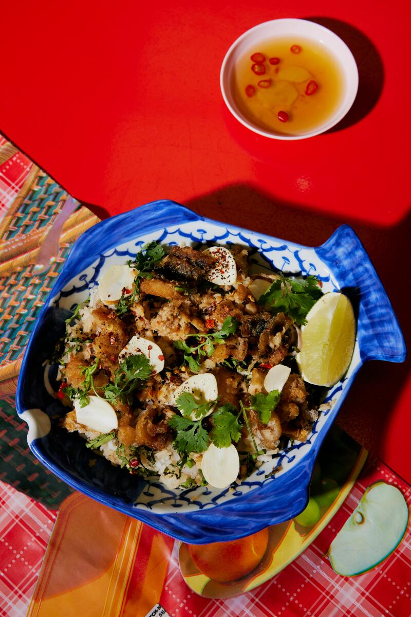 Grandma's fish and rice.