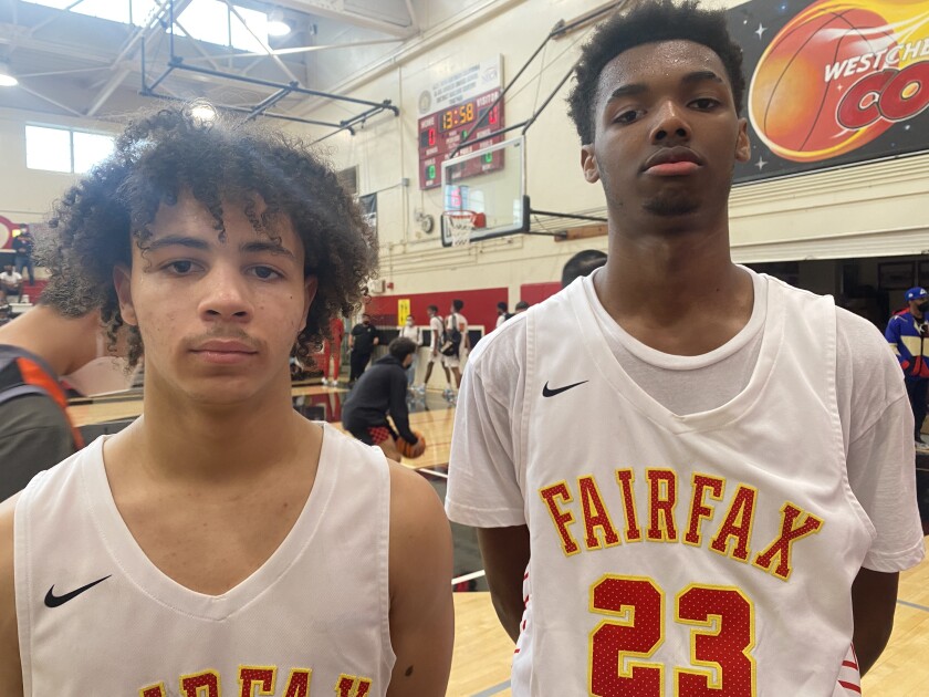 Sophomores David Mack and Jaden Hubbard led Fairfax to an 86-69 win.