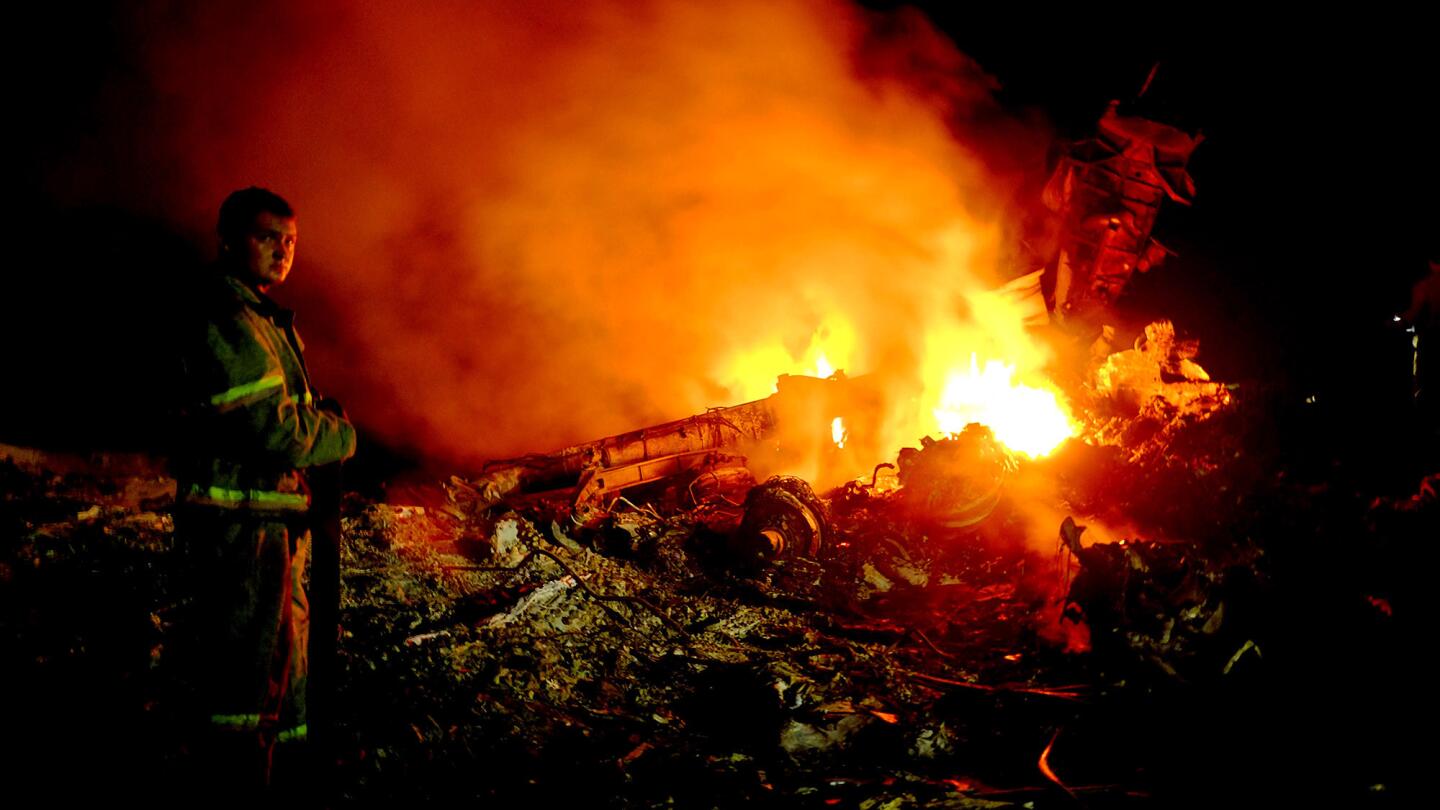 Malaysia Airlines jet crashes in Ukraine