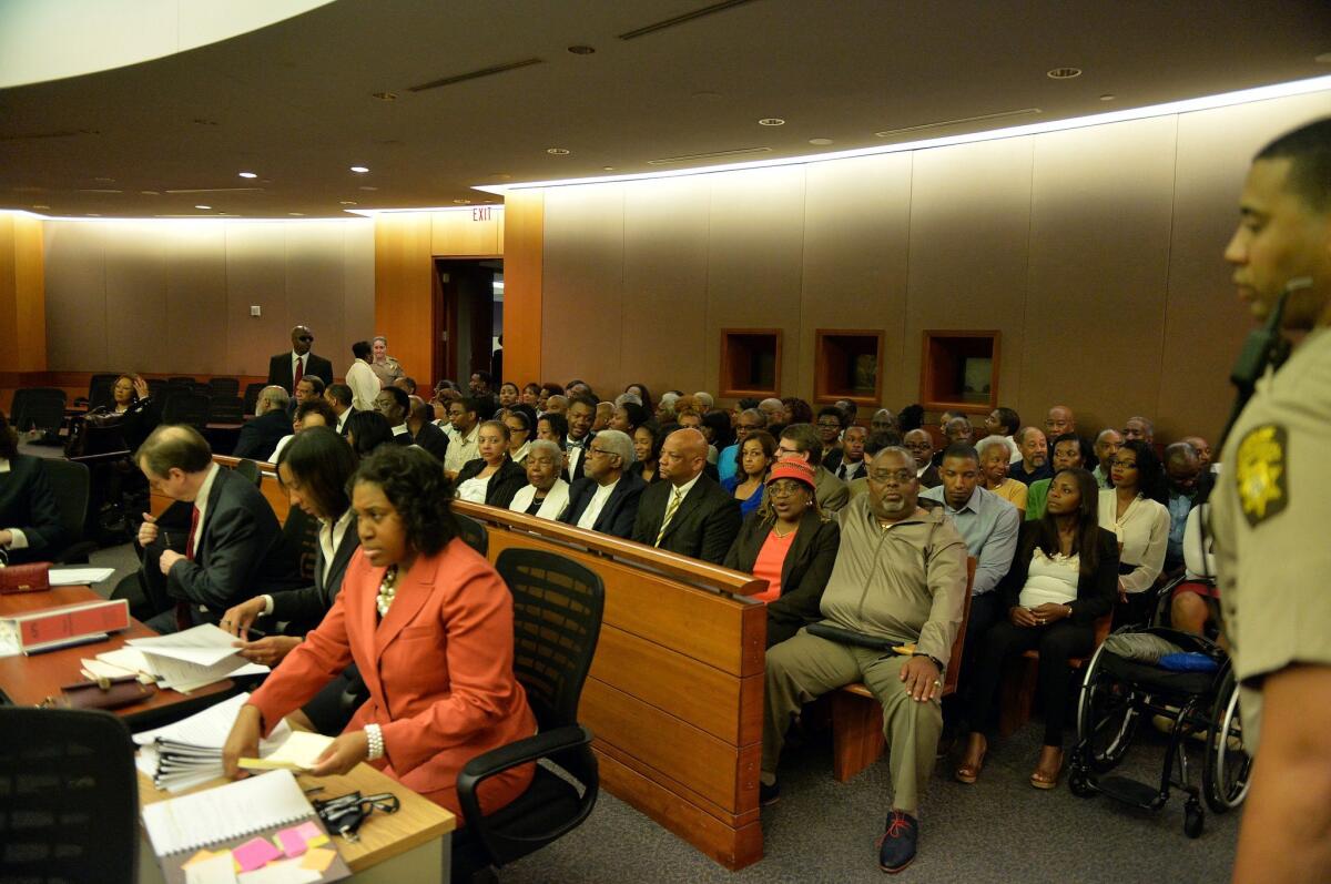 A court hearing in Atlanta on Monday in the case of educators convicted of cheating on tests.