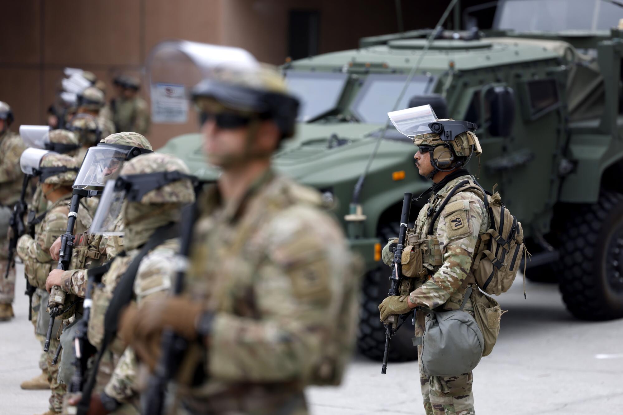 National Guard troops