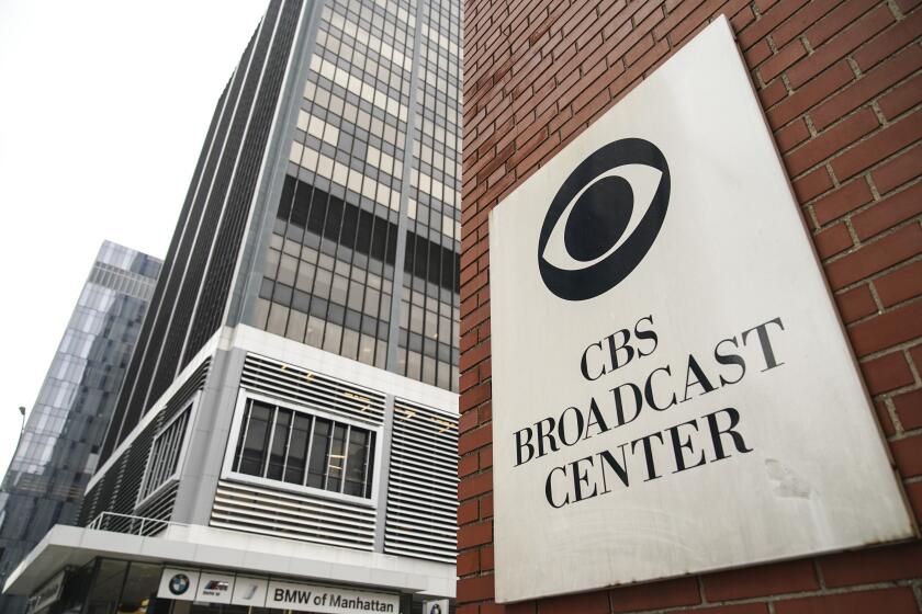 NEW YORK, NY - AUGUST 13: Signage for the CBS Broadcast Center is displayed outside the building on August 13, 2019 in New York City. Following years of on-and-off talks and negotiations, CBS and Viacom have agreed to merge. The new company will be called ViacomCBS, and Viacom CEO Bob Bakish will be the CEO of the new combined company. (Photo by Drew Angerer/Getty Images)